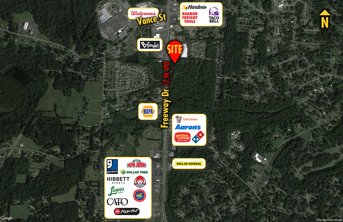 Site 1559, Freeway Drive South of Vance, Reidsville, NC