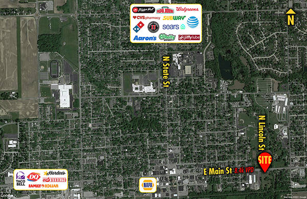 Site 7150, 901 E Main Street, Greenfield, IN