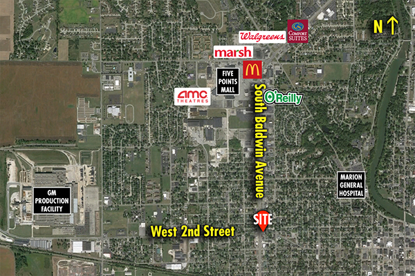 Site 8603, 1338 W. Second Street (SR 18), Marion, IN
