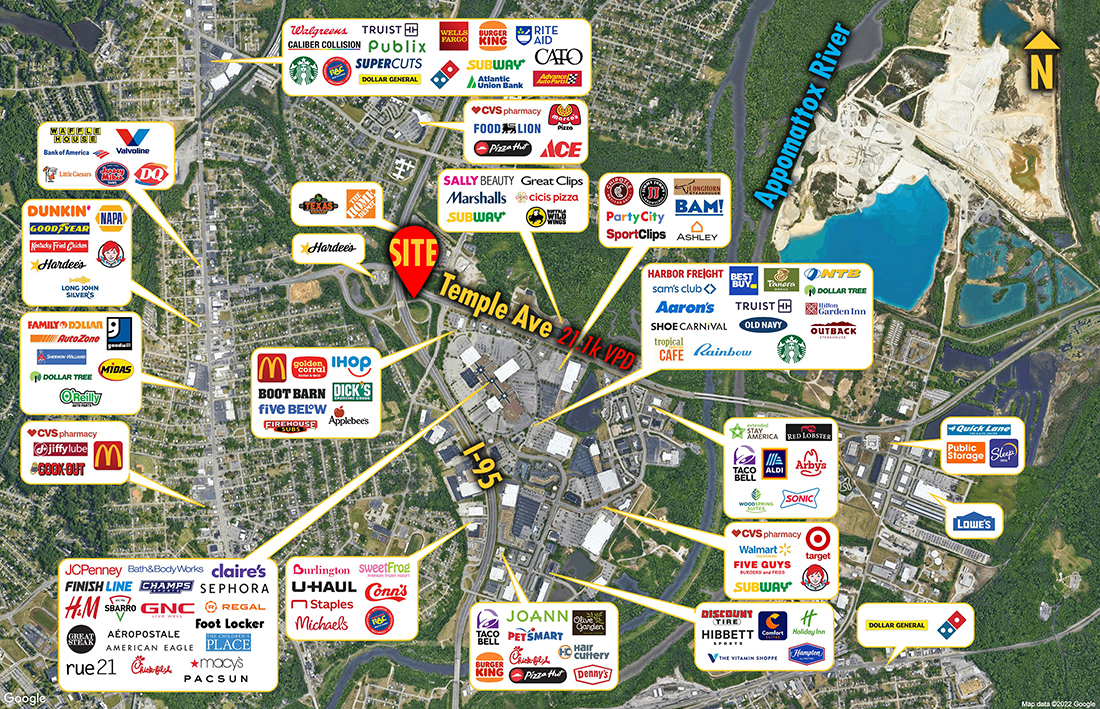 Site 40005, 961 Temple Avenue, Colonial Heights, VA
