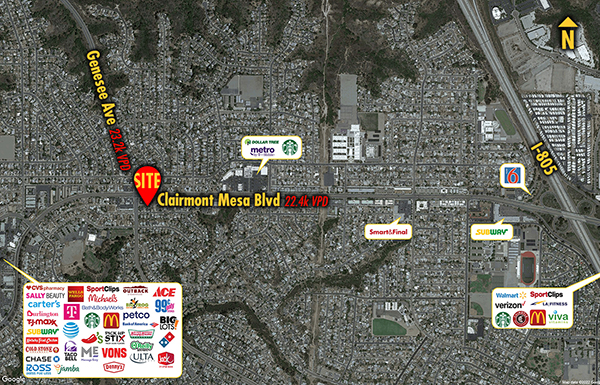 Site 1000, 4505 Clairemont-Mesa Blvd, San Diego, CA